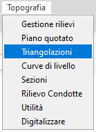 Menu triangolazione